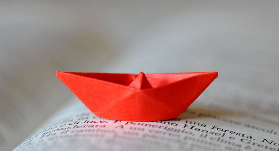 Papiroflexia barco de papel