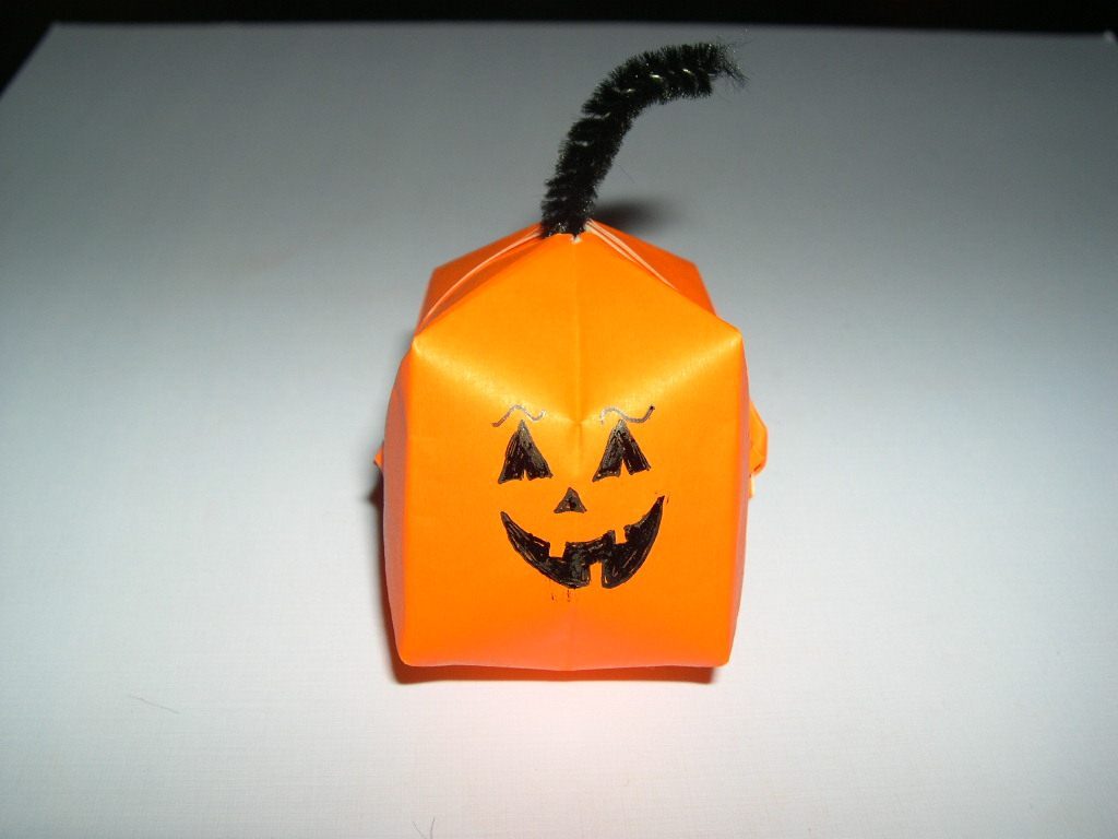 Calabaza de Halloween de papel 