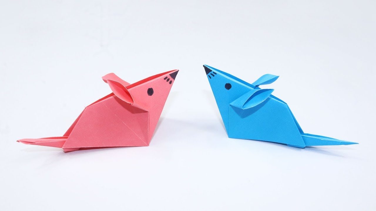 Cómo hacer un ratón de origami paso a paso