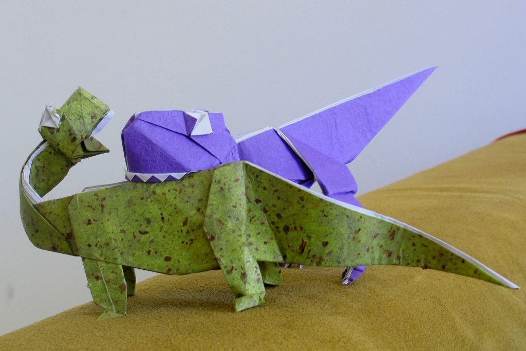 Dinosaurios de papel