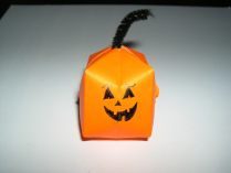 Calabaza de Halloween de papel 