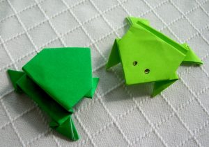 Ranas de papel